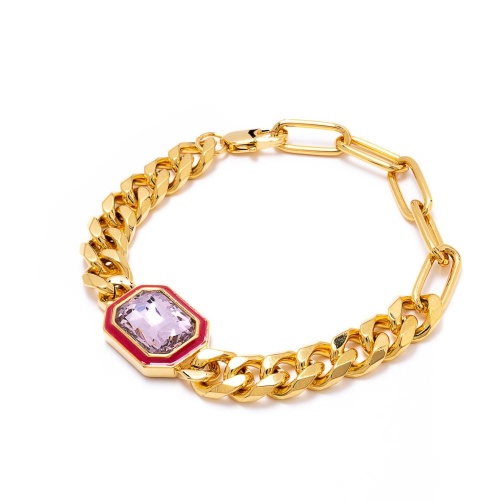 Браслет Moon Paris, Ringo, с кристаллом, MR-22.03-009 розовый