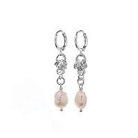 Серьги Lanzerotti, Rococo, с жемчугом, Бисмарк, LZ-26.07-240 белый
