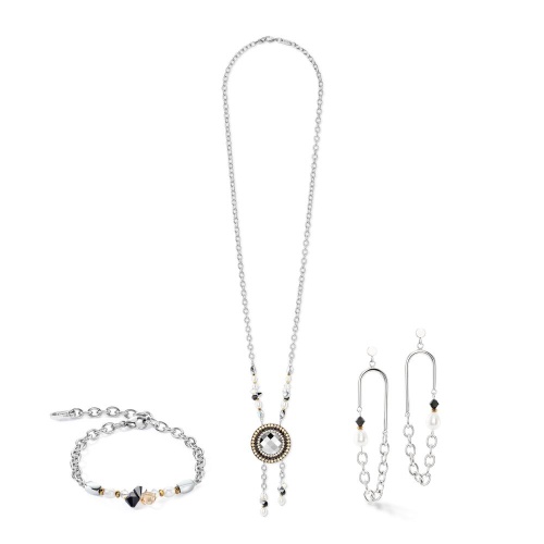 Серьги Coeur de Lion Black-Crystal, 1134/21-1318 фото 5