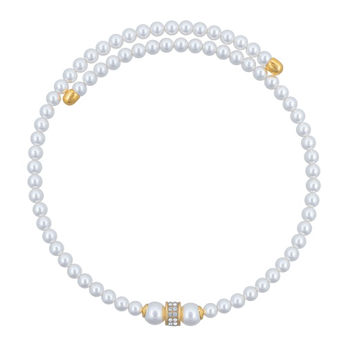 Колье Fiore Luna Cylinder Crystal, B2409PE-N02.2 BW/G