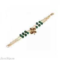 Браслет Ester Bijoux Четырёхлистник B08-RG BR