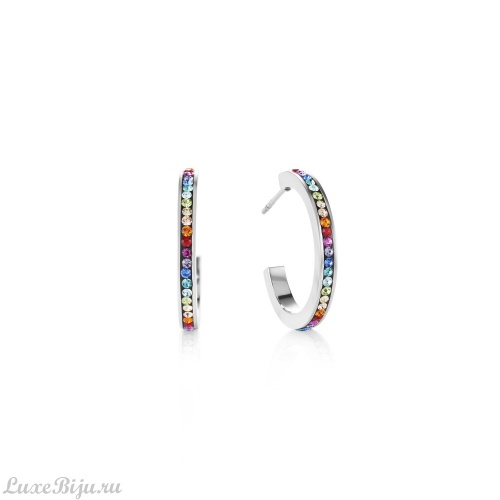 Серьги Coeur de Lion Multicolour Silver 0139/21-1517