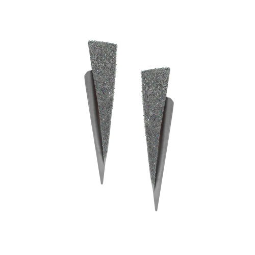 Серьги Katerina Vassou, Rebutia, с цветными кристаллами, KV24.1-309018B серебристый фото 2