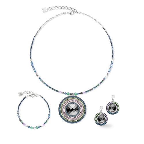 Браслет Coeur de Lion Blue-Green-Lilac, 5036/30-0754 фото 9