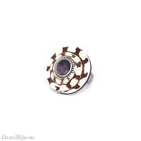 Кольцо Nature Bijoux, St.Barth, с аметистом и ракушкой, NB24.2-19-25180 фиолетовый
