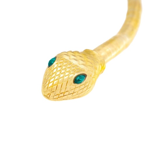 Браслет-колье Moon Paris, в форме змеи, с кристаллами, Mo-Y24.11-077 золотистый фото 8