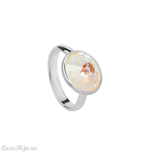 Кольцо Fiore Luna Light White Delite K1802.1 BW/S