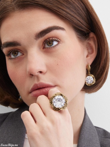Серьги Fiore di Firenze OR1738 CRYSTAL фото 3