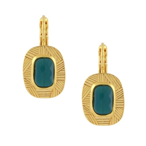 Серьги TARATATA, Joyeuse, со стеклянными бусинами, TT-H24-11713-207 зеленый