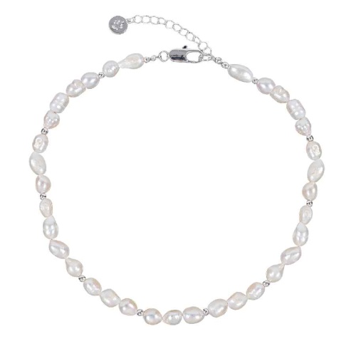 Колье Fiore Luna String of Pearls Сarabiner, BL4506 S