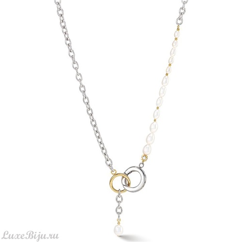 Колье Coeur de Lion Freshwater Pearls with O-ring bicolor, 1104/10-1426
