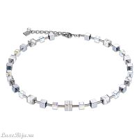 Колье Coeur de Lion Silver-White 4965/10-1714