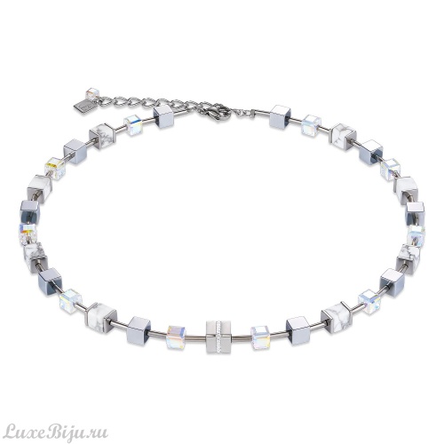 Колье Coeur de Lion Silver-White 4965/10-1714