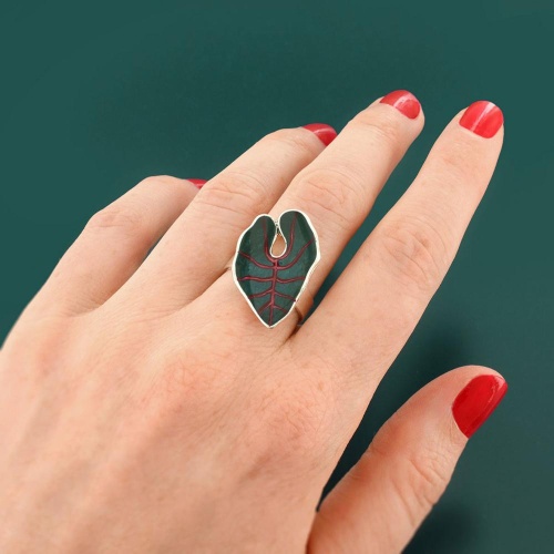 Кольцо TARATATA, Fabuleuse, разъемное, с цветной смолой и узорами, TT-W25-01401-10M серебристый фото 5