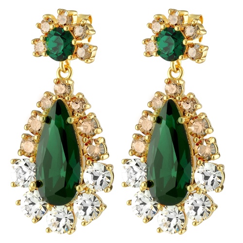 Серьги Dyrberg Kern LUCIA SG GREEN, 390068 фото 3
