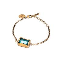 Браслет Thot Gioielli, с рейнстоуном, TG25.1-BR586 аквамариновый