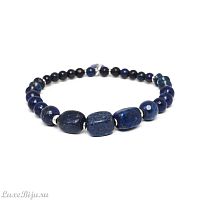Браслет Nature Bijoux, Abyss, стрейч, с лазуритом, NB22.1-13-34052 синий