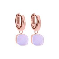 Серьги Qudo Firenze Rose Water Opal, 300314 R/RG