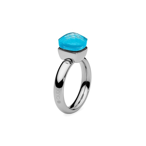 Кольцо Qudo Firenze dark aquamarine 16.5 мм 610896/16.5 BL/S фото 5