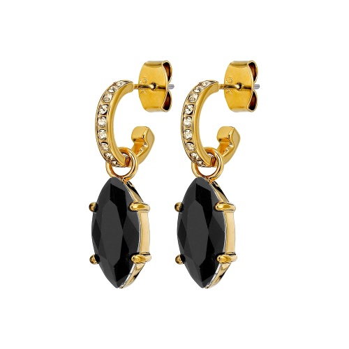 Серьги Dyrberg Kern JUNIPE SG BLACK_GOLDEN, 470001