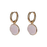 Серьги Fiore Luna ROSE QUARTZ, LE1118 R/G