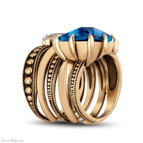 Кольцо Fiore di Firenze AN0588-0433 CUB ACQUAMARINA фото 2