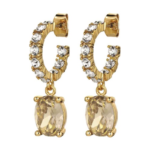 Серьги Dyrberg Kern BARBARA SG GOLDEN / CRYSTAL, 430038