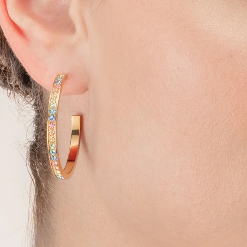 Серьги Coeur de Lion Multicolor-Pastel Gold , 0128/21-1590 фото 5