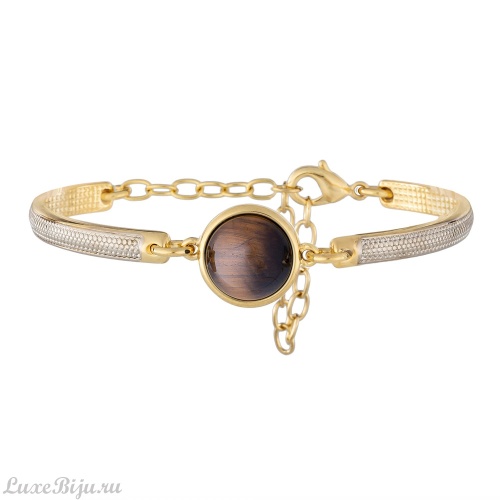Классический браслет Pearl Tiger Eye C1363.15 BR/G