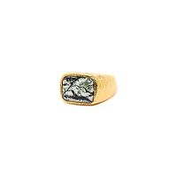Кольцо Nature Bijoux, Ozaretta, со вставкой из камня боджи, NB23.2-19-24958 серый, 17