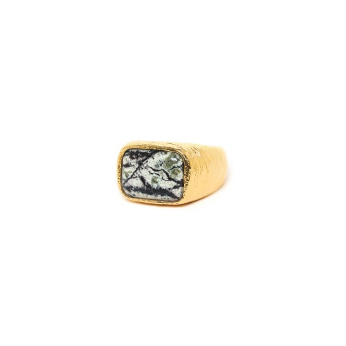 Кольцо Nature Bijoux, Ozaretta, со вставкой из камня боджи, NB23.2-19-24958 серый, 17