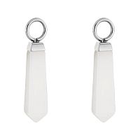 Шарм Coeur de Lionы на серьги Silver-White, 0051/44-1417