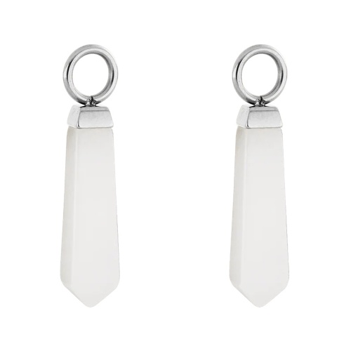 Шарм Coeur de Lionы на серьги Silver-White, 0051/44-1417