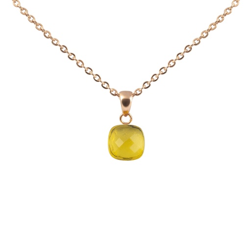 Колье Qudo Firenze light topaz 400329.1 BR/RG фото 9