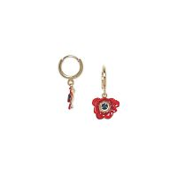 Серьги Franck Herval, Scarlet, с кристаллом Swarovski и цветной смолой, FH26.2-12-70581 красный