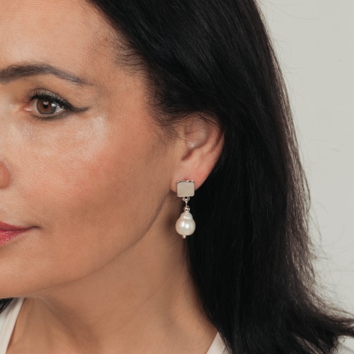 Серьги Fiore Luna PEARL, ACE22406-02 фото 4