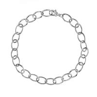 Колье Moon Paris, Ringo, со звеньями овальной формы, MR-26.01-042 серебристый