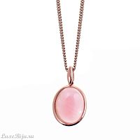 Колье Qudo Halskette Alina pink quartz 200028 RG