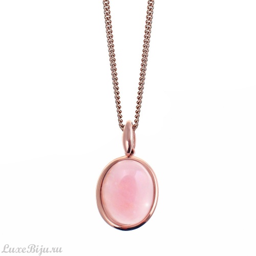 Колье Qudo Halskette Alina pink quartz 200028 RG