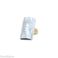 Кольцо Nature Bijoux, Okawa, из дерева роблес, с перламутром, NB26.1-19-25971 серый