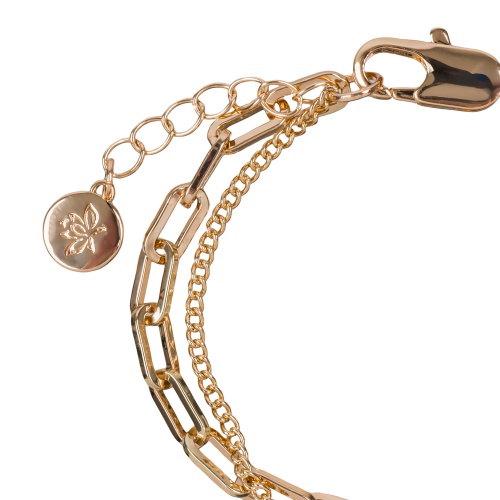 Браслет Fiore Luna Twice Сarabiner, CL6104 G фото 3