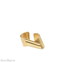 Кольцо Katerina Vassou, Decrescendo, разъемное, в авангардном стиле, KV26.1-406137G золотистый