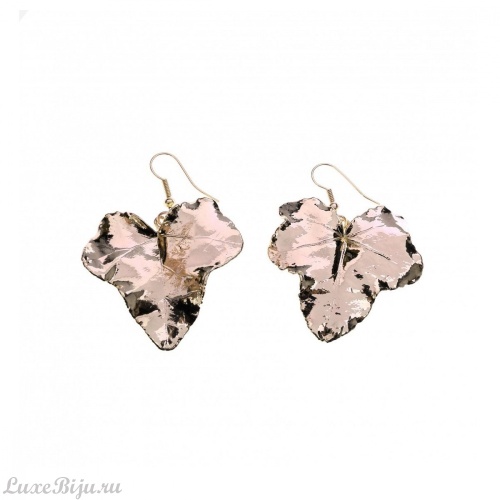 Серьги Ester Bijoux Плющ SK103GC- RG BR