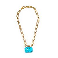 Колье Celeste G, с кристаллом Swarovski, CS26.1-1276 голубой