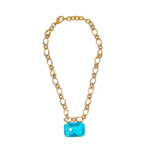 Колье Celeste G, с кристаллом Swarovski, CS26.1-1276 голубой