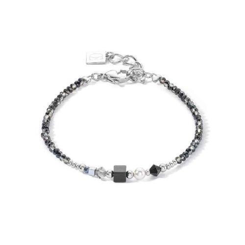 Браслет Coeur de Lion Black-Silver, 4355/30-1317