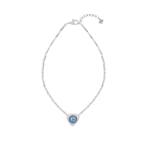 Колье VIDDA, Fire, с кристаллом Swarovski, VD26.1-02331 голубой, 45см