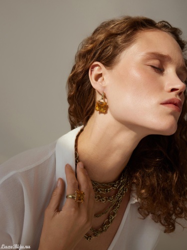 Серьги Fiore di Firenze OR0410 AMBRA фото 2