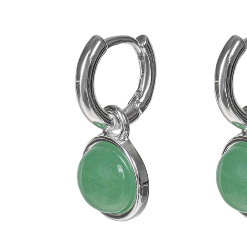 Серьги Fiore Luna GREEN AVENTURINE, LE1114 G/S фото 3