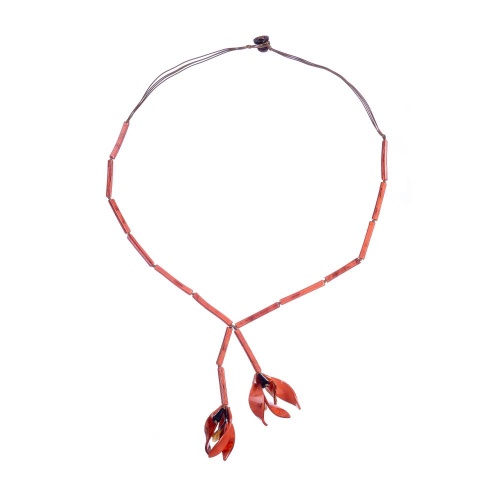 Колье Laguna, Sonata, со вставками из смолы, LF-50936 розовый